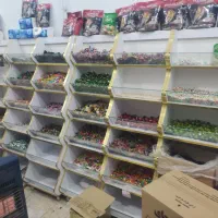 قفسه مغازه و قفسه حبوبات همراه سماور