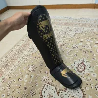 ساق بند اسپارینگ حرفه‌ای چرم ونوم کیک بوکس|تجهیزات ورزشی|تهران, حسین‌آباد|دیوار