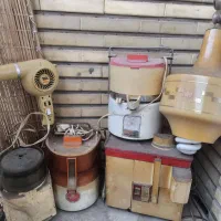 وسایل قدیمی و تزیینی خوراک کافه نوستالژی
