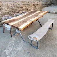 نهارخوری ۸ نفره گردو غذاخوری روستیک|میز و صندلی غذاخوری|تهران, مسگرآباد|دیوار