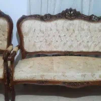 مبل 7نفره،یک عدد کمد کتاب،میز تلویزیونی سالم|مبلمان خانگی و میز عسلی|چابکسر, |دیوار