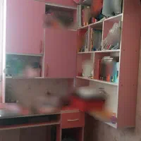 قفسه کتابخانه میزتحریر|کتابخانه، شلف، قفسههای دیواری|اردبیل, |دیوار