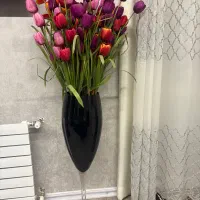 گلدان جام و گل