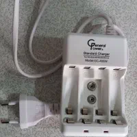 شارژر باطری کتابی و قلمی. سه راه برق. لوله بر