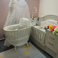 گهواره و ست لگن حمام نوزادی
