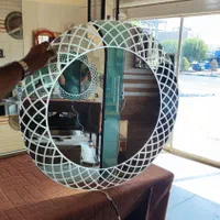 طراحی و اجرای انواع آینه بک لایت و پازلی و سنتی|آینه|بندرعباس, |دیوار