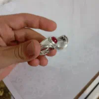نقره مورانایت و یاقوت دست ساز قیمت ضایعات گرمی۴۵۰|جواهرات|تبریز, |دیوار