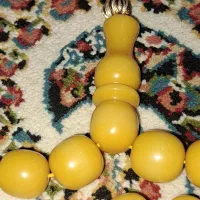 تسبیح سندلوس اصل استخوانی|کلکسیون اشیاء عتیقه|دورود, |دیوار