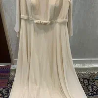 لباس مجلسی نباتی رنگ سایز ۴۴-۴۶