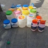 دبه ماست و شیشه رب