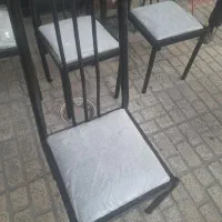 صندلی فلزی  رویه نو ۶عدد دانه ای ۶۰۰|میز و صندلی غذاخوری|مشهد, صیاد شیرازی|دیوار