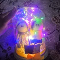 عروسک شیشه ای باتری خور