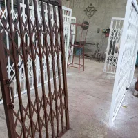 ساخت انواع درب های آکاردئونی ضدسرقت عمده.تکی