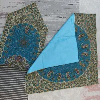 دوتا رومیزی ترمه در حد نو هستین|پرده، رانر، رومیزی|تهران, نظامآباد|دیوار