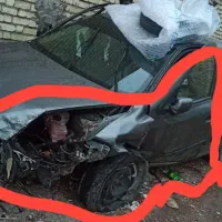 سمند ۸۶ تصادفی