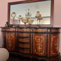 آینه وکنسول چوبی