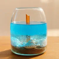 شمع ژورنالی و باکس گل شمع|صنایع دستی و سایر لوازم تزئینی|شاهینشهر, شهرک سایت|دیوار