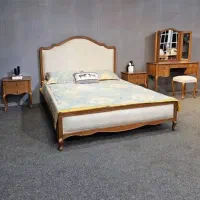سرویس خواب کوئین فرانسوی تمام چوب(اقساط)