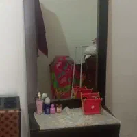 کتابخانه و کنسول چوبی