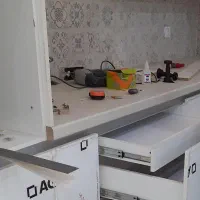 ساخت‌‌نصب‌‌کابینت‌ کمد‌‌ تخت‌کمجا نجار نصاب تعمیر|کتابخانه، شلف، قفسه‌های دیواری|تهران, سهروردی|دیوار