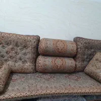 پشتی ترمه یزد ست خان نشین ۷ تیکه|پشتی|یزد, |دیوار