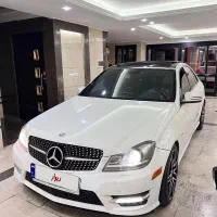 بنز c200 فولترین مدل 2008با کیت amg+نیوفیس 2014