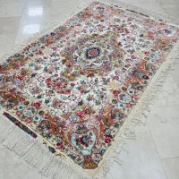 دوعدد فرش دستباف خطیبی تبریز کف ابریشم نو|فرش|تهران, ونک|دیوار