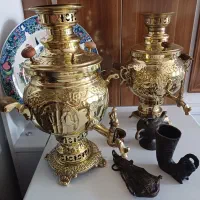 سماور زغال  ۵ عدد هست با و