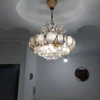 لوستر ۴شاخه ب همراه ۲تک|لوستر و چراغ آویز|اهواز, بهارستان|دیوار