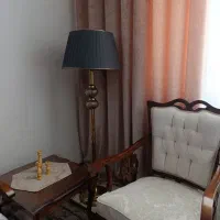 آباژور ایستاده کنار سالنی