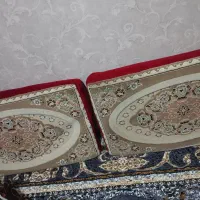 سه عدد پشتی گل برجسته