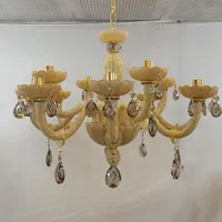 لوستر شاخه طنابی (پیچ) بلوری درجه ۱