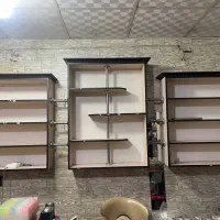 قفسه دیواری وپیشخوان|کتابخانه، شلف، قفسه‌های دیواری|شوش, |دیوار