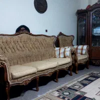 مبل سلطنتی ۷نفره|مبلمان خانگی و میز عسلی|صدرا-فارس, فاز ۱|دیوار