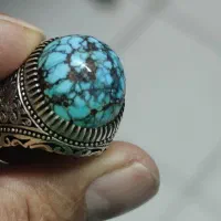 انگشتر فیروزه نیشابور دستساز خاص تک|جواهرات|تهران, هلال احمر|دیوار