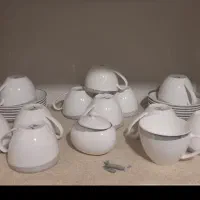 سرویس چینی نو خارجی برند دارای ۱۲ پارچه برای عروس|ظروف سرو و پذیرایی|فردیس, فردیس|دیوار