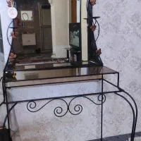 تخت یکنفره ومیز آرایشی فرفوژه