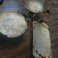 سرویس گوزن فلزی ابکاری|کلکسیون اشیاء عتیقه|سبزوار, کاشفی شمالی (دادگستری)|دیوار