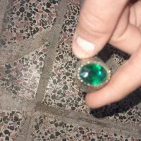 انگشتر عتیقه فیروزه و سبز|جواهرات|نسیم‌شهر, |دیوار