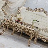 مبلمان استیل چوب گردو منبت ها کار دست|مبلمان خانگی و میز عسلی|گرمدره, |دیوار