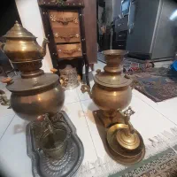 یه جفت سماور برنجی