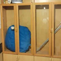 کمد کتابخانه دوقلو در حد نو