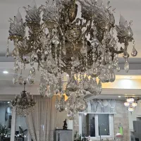لوستر ۸ شاخه ۱۹ شعله برنجی