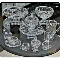 سرویس کریستال پذیرایی ۱۲نفره نو باجعبه|ظروف سرو و پذیرایی|ری, هاشمآباد|دیوار
