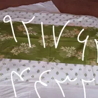 پتو پشمی و متکا ولحاف قدیمی.تشک تکنفره