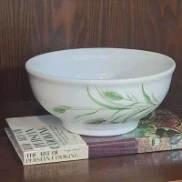 کاسه قدیمی قدمت دار گل گندمی اصل زاپن