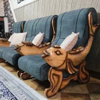 مبلمان تمام چوب گردو