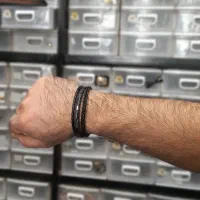 دستبند چرم طبیعی اکسسوری چرمی|بدلیجات|مشهد, کارمندان دوم|دیوار