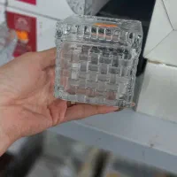 قندان شیشه ای مکعبی