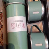 ست فلاسک و ۲ لیوان استیل، شیک و کاربردی،مناسب هدیه